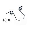 18 X starke Feder kompatibel mit WOLF-Garten OPTIMA 35VB (35 VB)
