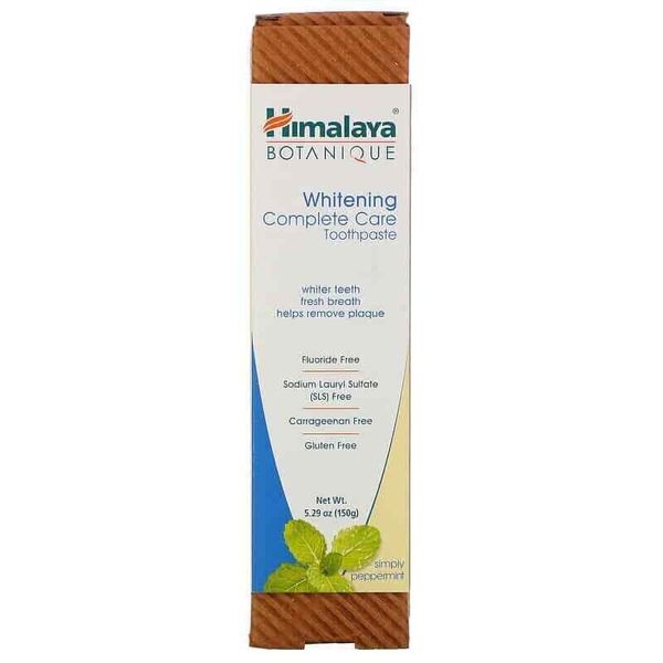 LOT OF 6 Himalaya Whitening Toothpaste - Simply Peppermint 5.29 oz , EXP 12/2024