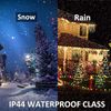 1000 LEDs 336ft Green Cable Clear Wire Fairy String Tree Twinkle Lights 8 Modes