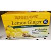 2 PACK BIGELOW LEMON GINGER TEA PLUS PROBIOTICS SUPPORTS HEALTHY DIGESTION