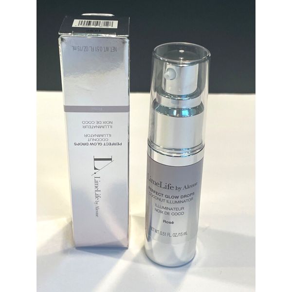 LimeLife by Alcone Perfect Glow Drops Coconut Illuminator Rosé 0.51 fl oz.