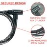 MasterLock Kabelschloss, Stahl, 1,2m, O30mm