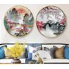 Cross Stitch, Chinese Style, Landscape, Round, C0276