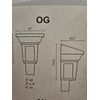 Conductor Head Scupper Box One Piece Molded Plastic  3" Downspout 5 K Gutter