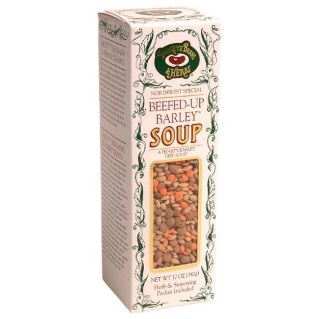 Buckeye Beans and Herbs Beefed Up Barley Soup, 12-Ounce Boxes (Pack of 12)