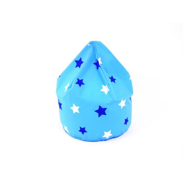 Cotton Blue Stars Bean Bag Child Size