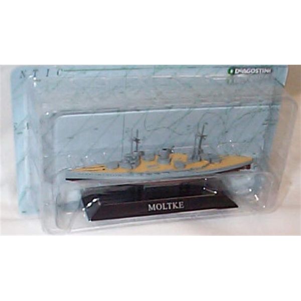 deagostini warships collection moltke ship 1:1250 scale diecast model