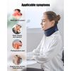 BLABOK Soft Foam Neck Brace, Universal Cervical Collar, Adjustable Neck Support Brace for Sleeping (M)