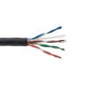 SATMAXIMUM Cat5e Ethernet Cable 500ft Bulk, 24AWG Solid CCA, 4-Pair UTP, Pull Box, Copper Clad Aluminum (Black)