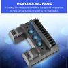 ADZ Multi-Function Stand With Cooling Fan, Controller Charging Dock & 12 Games Rack Compatible With PS4, Slim & Pro Consoles