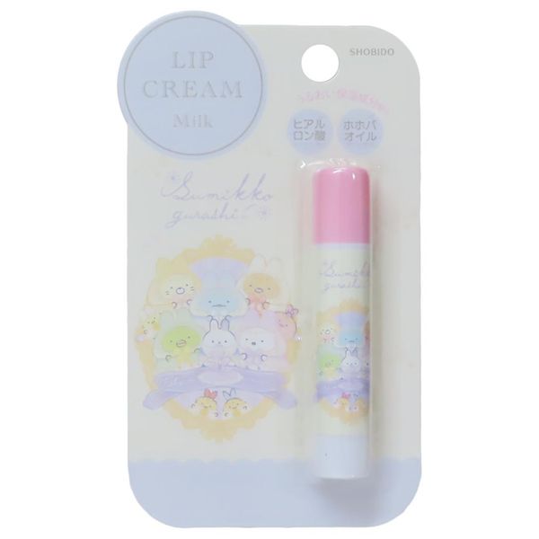 Sumikko Gurashi lip balm lipstick San-X Shobido Cosmetics goods Small gift Present Milk scent Character goods Mail order Cinema collection