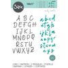 Sizzix Thinlits Die 2 Pack 663421 Alphabet Set by Emily Tootle, Paper, Christmas Door Foldalong, One Size