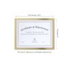 Boarding Certificate Frame 8.5 x 11 - Lightweight Diploma, Degree,Document Frame for Wall or Tabletop - 8.5x11 Frames for Awards, 1 Pack