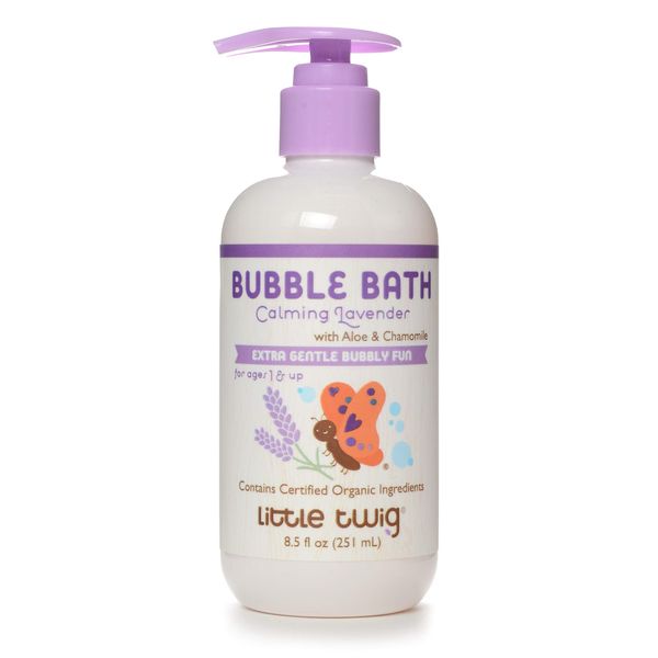 Little Twig Bubble Bath, Natural Plant Derived Formula, Lavender, 8.5 fl oz.