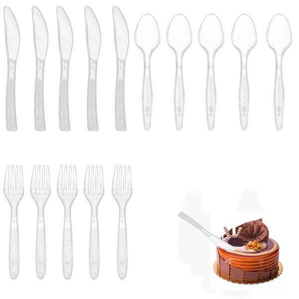 Cutlery Set 30Forks 30Spoons 30Knives party cutlery Safe and Reusable tableware biodegradable cutlery travel cutlery lunch cutlery set for work Birthday Parties Buffets picnic cutlery Weddings Camping