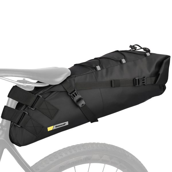 Rhinowalk Fahrrad Satteltasche Wasserdicht 10/13L Fahrradtasche Sitztasche Aufbewahrungstasche für Outdoor Fahrräder Mountainbikes Rennräder