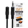 Teacher's Choice 15 Ft Extension Cables for Handheld Game Buzzer System 4-Pack