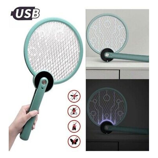 🌟USB Electric Bug Zapper Fly Swatter Racket, Pest Control For Insect Mosquitos