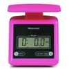 Brecknell PS7 Electronic Portable Parcel Scale 7 lb x 0.5 oz Pink