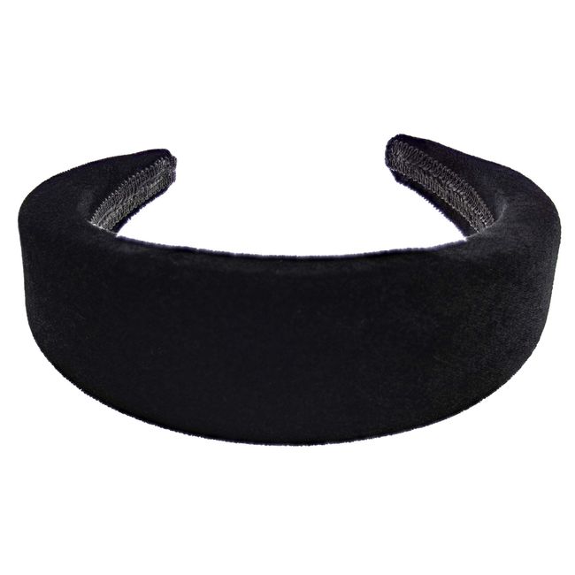 Zac's Alter Ego 50mm Very Wide Smooth Velvet Padded Retro Vintage Aliceband