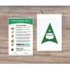 Qibla Direction Pointer (2pk) - Wall/Ceiling Decal Sticker (S005M) (Green)