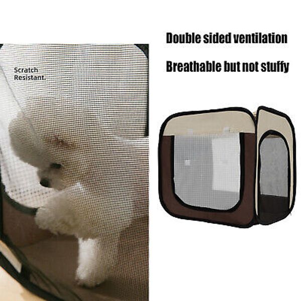 Pet Drying Box Cat Dog Dryer Cage Folding Pet Hair Dryer Hair Grooming Bags US