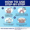 Secure Waterproof Denture Adhesive - Zinc Free - Extra Strong Hold For Upper