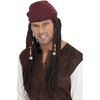 Smiffy's Pirate Wig and Scarf - Brown