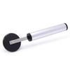 Single Wheel Rubber Seam Roller Car Detailing Tool Vinyl Wrap Applicator for Details Riding Edge-Lines Contour Squeegee Screen Rolling, Portable Handle Soft Rubber Roller for Window Tint Installing