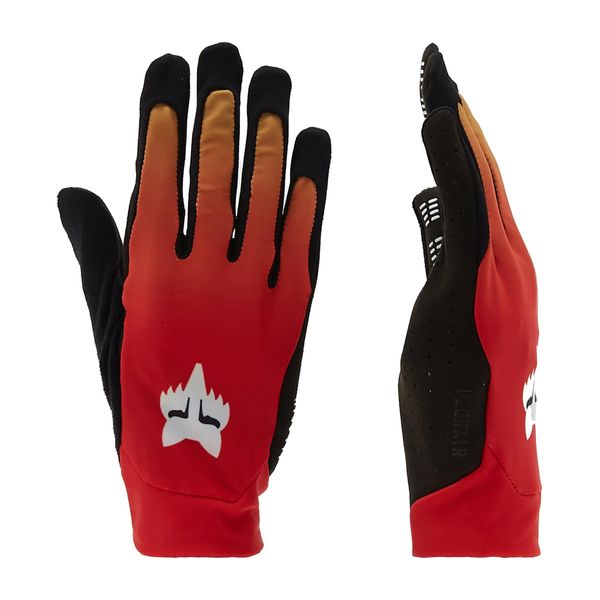 Fox Men's Flexair Race Fluorescent Red Gloves M