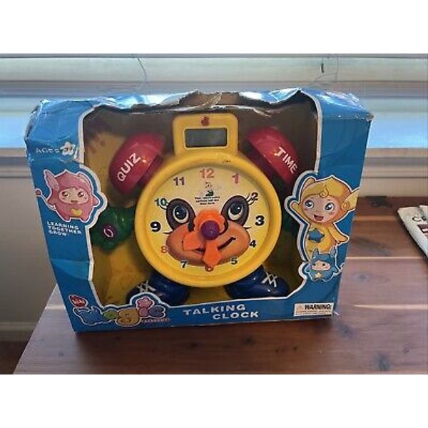 Electronic Learning Teach Time Clock Educational Toy For Kids