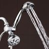 AquaDance 30 Setting 3 way Overhead Handheld Shower Head Combo With 5ft Hose
