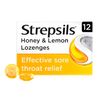 STREPSILS HONEY & LEMON 12'S