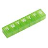 Ezy Dose Weekly (7-Day) Pill Organizer, Vitamin Case, and Medicine Box, Medium Compartments, Color May Vary, Made in the USA