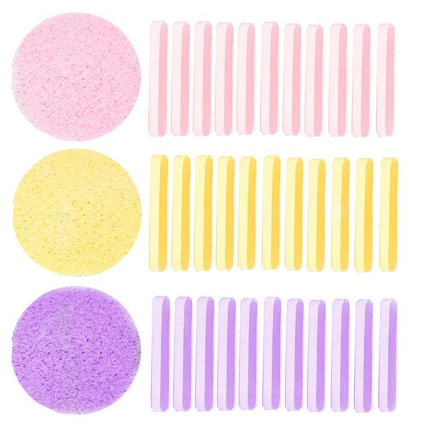 36 Pcs Facial Sponges Compressed Makeup Sponges Soft Face Sponges for Facial Cleansing and Makeup Removal