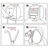 TFY Universal Design Car Headrest Holder Adjustable Angle Securely Holds 6-12.9 Inch Tablet