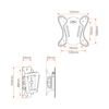 Metronic '451053 13-28 Tilting TV Bracket Black