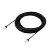 Elecom ECLD-GPASSTB100 LAN Cable, CAT6A, 32.8 ft (10 m), No Cracks, Super Slim, Black