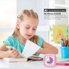 Secura 60-Minute Visual Timer, Silent Study Timer for Kids and Adults, Time Clocks for Teaching (Pink)