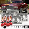 4X6" LED Headlights Hi/Lo Beam for 1975-1985 Cadillac Eldorado AA
