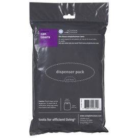 Code B 30 Ct SIMPLEHUMAN Custom Fit Trash Bags Can Liners Refill Size White  Pack