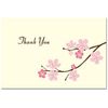 Cherry Blossom Branches Thank You Cards - 50 Pack