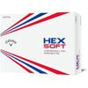 Callaway Golf Hex Soft Golf Balls 2019, White, One Dozen
