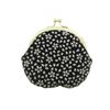 印伝 Tone Cattails complain Round (Small Cherry) Black 2244 – 1 