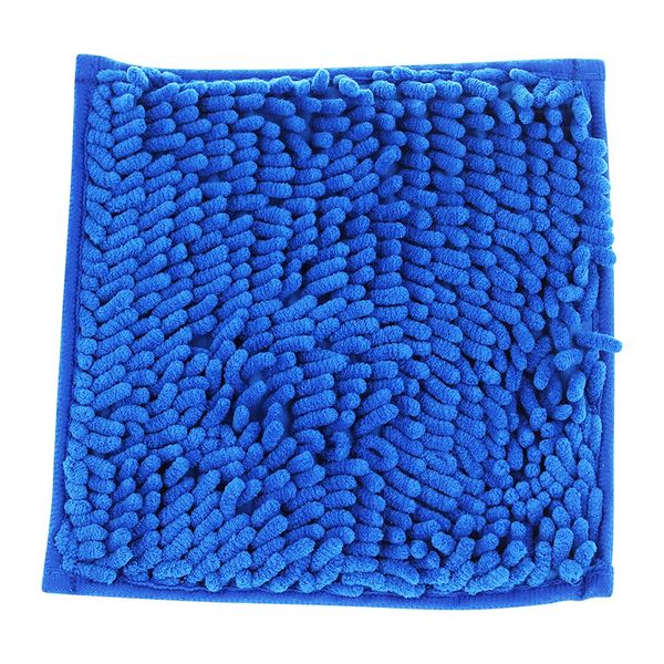 School Locker Interior 10" Square Locker Fur Rug Carpet (Blue)