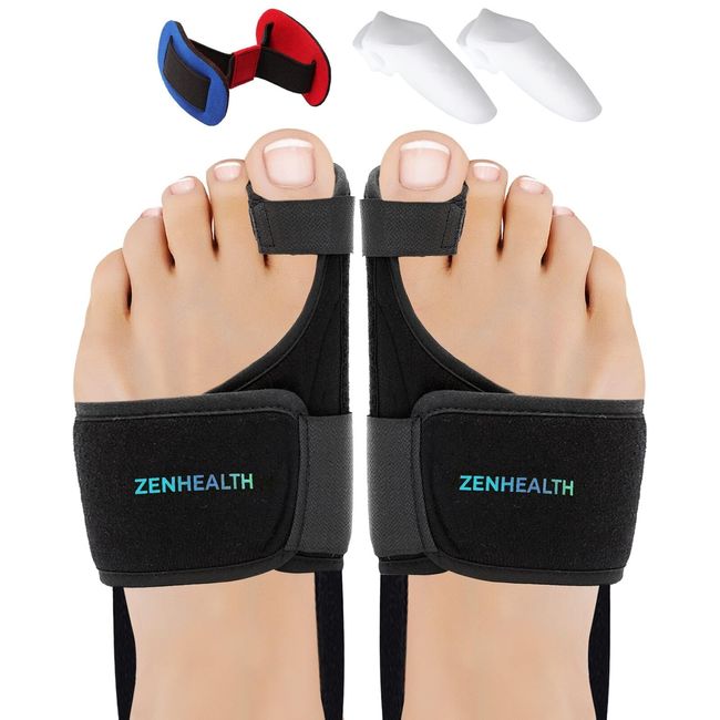 ZenHealth Bunion Corrector for Women & Men (4 Pack) - Bunion Correction Big T...