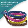 SC Products 12 Pack Natural Mosquito Repellent Bracelets – Nature Leather Braided Wrist Bands for Children and Adults | Adjustable Leather Deet Free | 300-Hour Insect Repellent Protection