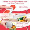 Kitchen Electric Can Opener with Rechargeable Battery+Extra Blade for Any Cans