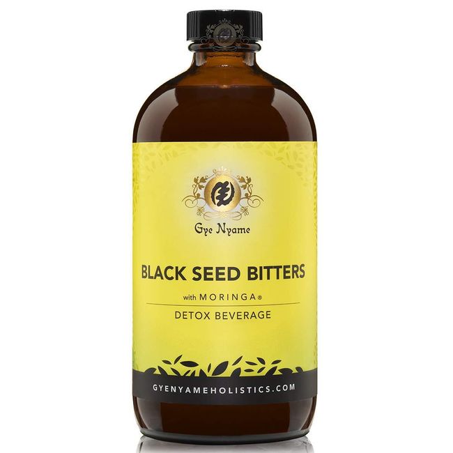 BLACK SEED BITTERS with Moringa 3 x 16 oz bottles~~Detox and Save