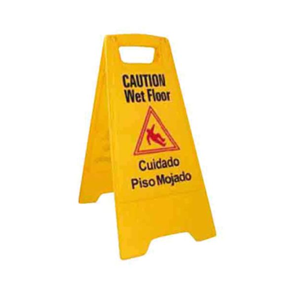 Winco Caution Sign, Medium, Yellow